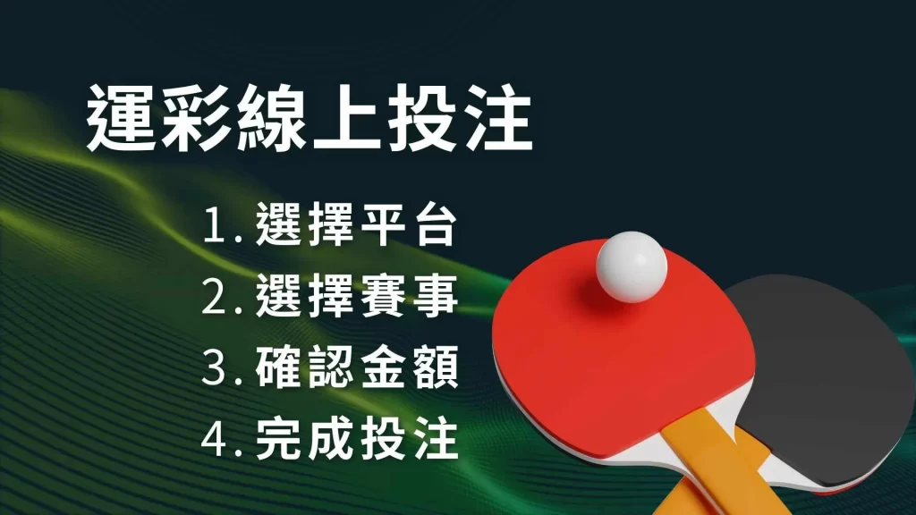 運彩線上投注教學、線上運彩APP、台灣運彩